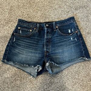 Levi’s 501 original button fly Jean cut off shorts. Like new. Classic American